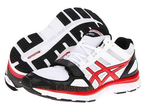 ASICS - Gel-Blur33 TR Mid White/Sport Red/Black GuCd0 - Mens